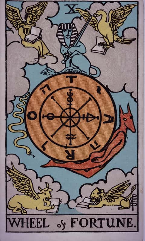 Wheel of Fortune tarot card